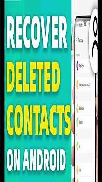How To Recover Deleted Contacts on Android 2026 Without Any App | #recoverdeeltedcontactsandroid