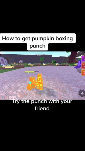 Pumpkin Boxing Gloves Tutorial in Wacky Wizards Game