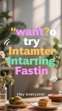 Beginner Fasting Plan: The Only Guide You Need to Start FAST! 🔥#Fasting #IntermittentFasting