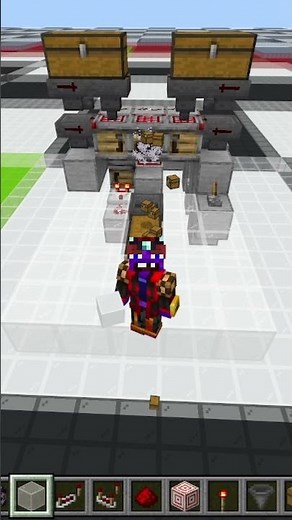 Chest Crafter - Minecraft Bedrock | 2x Hopper Speed Auto Crafter Tutorial