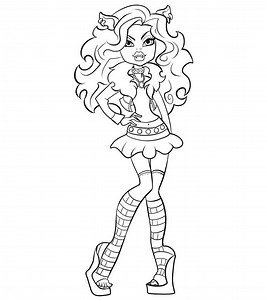 Monster High Coloring Page