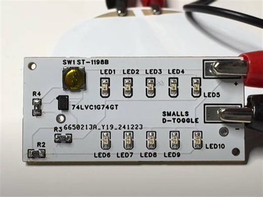 Turn a Momentary Switch into an On/Off Toggle (D Flip Flop)