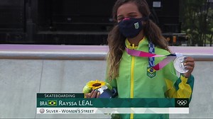 História no skate! Rayssa é a mais jovem atleta brasileira a subir ao pódio em Olimpíadas