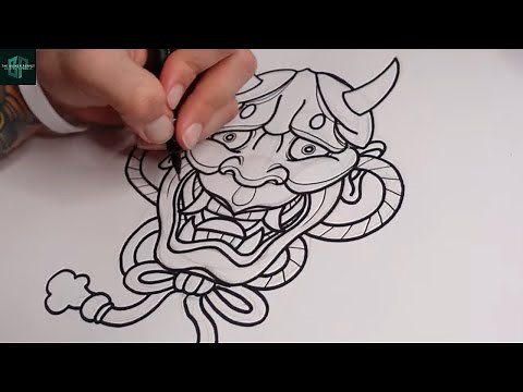 Hannya Mask | How To Draw For Beginners