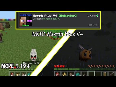 Mod Morph Plus V4 - Minecraft PE 1.19+