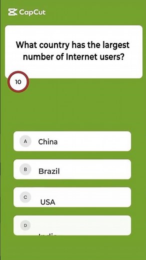World Trivia Quiz: Largest Internet Users #quiz #education