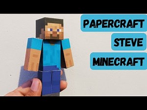 Minecraft Steve From Paper | PAPERCRAFT