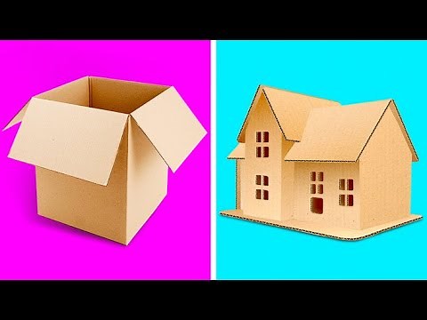 FIRST TO FINISH CARDBOARD ART SCHOOL WINS || DIY Origami Paper Hacks! Challenge By 123 GO! TRENDS