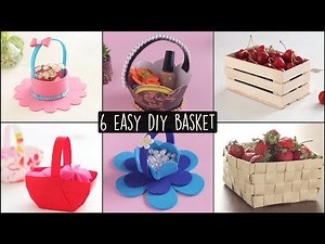 6 Easy DIY Baskets | Basket Making