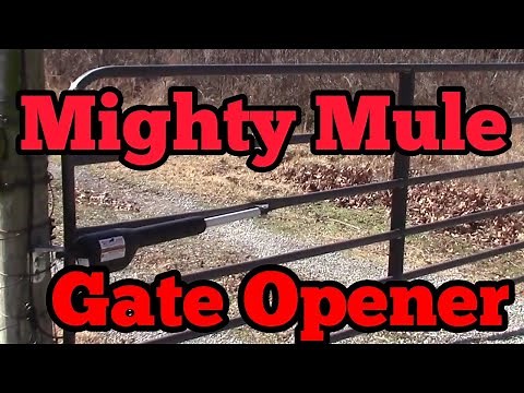 Troubleshooting a Mighty Mule Gate Opener