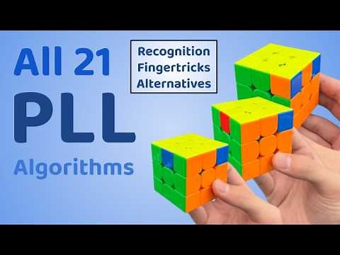 With Recognition, Fingertricks, and Alternatives: All 21 3x3 PLL Algorithms | Daniel Chen