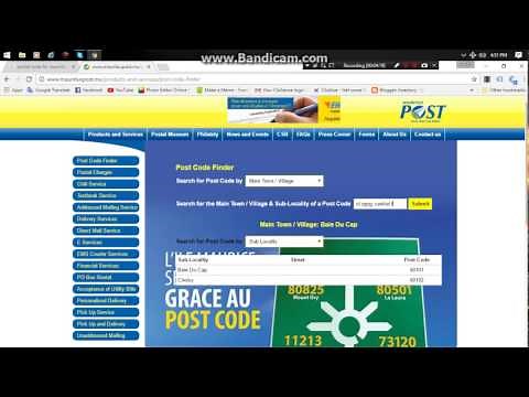 How to find your postal code online