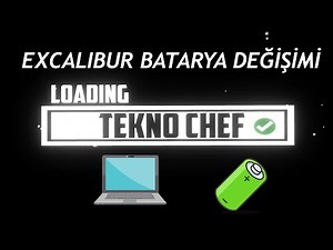 Excalibur Batarya Değişimi Excalibur G770 Batarya Değişimi Gömülü Batarya Değişimi