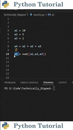 Python Sum Explained for Excel Users | Excel to Python