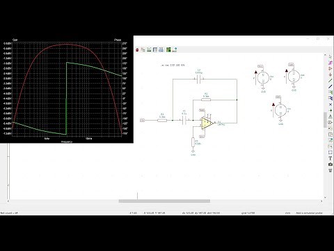Kicad tutorial 26: Bandpass filter circuit design and simulation using LM741 op-amp