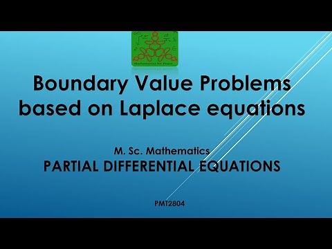 Boundary Value Problems based on Laplace equation | Partial Differential equations | MSc Mathematics