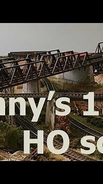 5x9 HO scale train layout