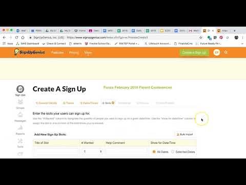 Sign Up Genius Tutorial