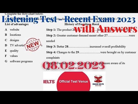 IELTS Listening Test 2023 with Answers | IDP & BC Real Exam