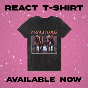 7.5K views · 445 reactions | ‪DOLLS the React T-shirt is available NOW for a limited time!!! ‬ ‪Shop: https://thehyv.shop/collections/pussycat-dolls‬ | Pussycat Dolls | Facebook