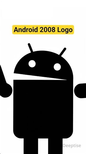 Android 2008 Logo Evolution🤖 #logoevolution #logohistory #android #brandlogo