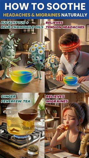 How to Relieve Migraines & Tension Headaches Naturally at Home