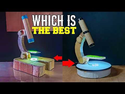 How To Make a Microscope at Home with Cardboard | Science Project
