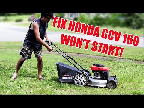 Honda GCV160CC Won't Start?...Watch to See How I Fix it!..