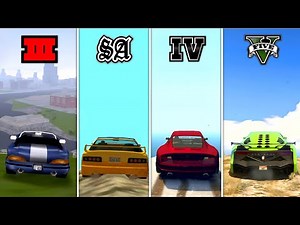 Jumping from the Highest Mountain by Car in Every GTA Game (GTA 3 → GTA 5)