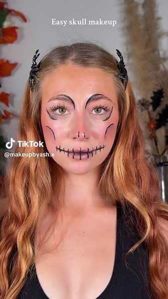 Quick and Easy Skull Makeup Tutorial for Halloween Fun