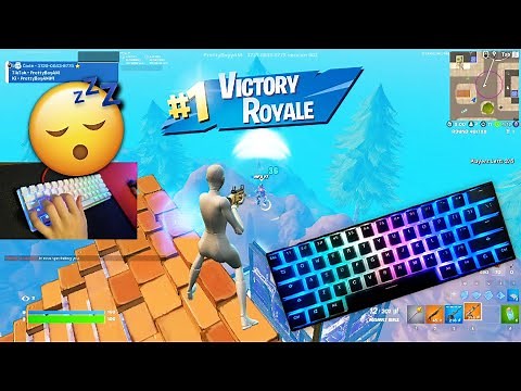 [1 HOUR] Fortnite Smooth & Chill😴Keyboard ASMR Sounds 240FPS Gameplay