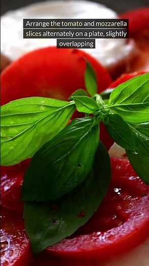 Simple and Easy Mediterranean Diet Recipe | Tomato, Basil, and Mozzarella Salad