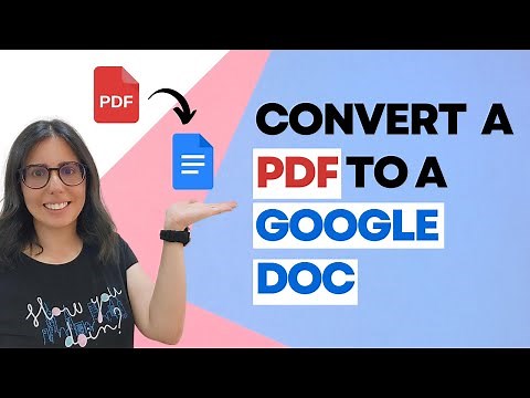 How to convert a PDF to a Google Doc?