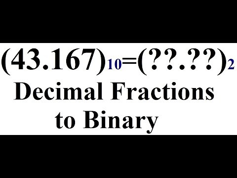 Decimal Fractions to Binary