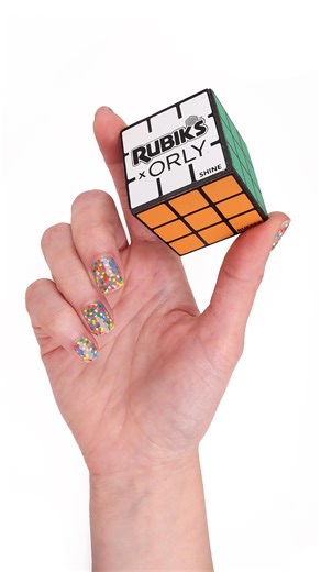 ORLY on Instagram: "the how-to for your new @rubiks_official x ORLY nail file! 👾 buff, file, and shine with this all-in-one cube inspired by everyone’s favorite puzzle. get this exclusively the 5-Piece Collectors set available at orlybeauty.com! 🟨🟩"