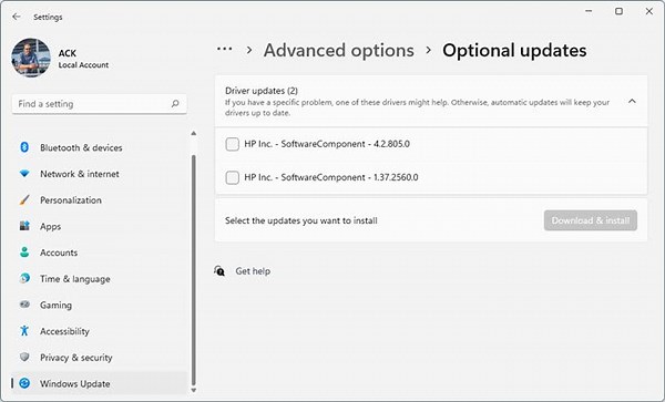 How to update Graphics Drivers in Windows 11