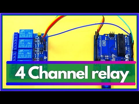 4 channel relay module interfacing with Arduino Uno Tutorial part 2 in English |Doit projects