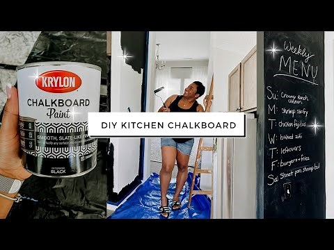 DIY Chalkboard Wall 🖤 Paint With Me From Start to Finish!