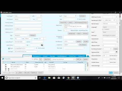 eClinicalWorks Patient Demographics