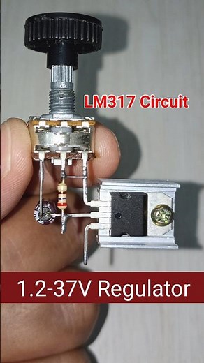 Adjustable Voltage Regulator Using LM317
