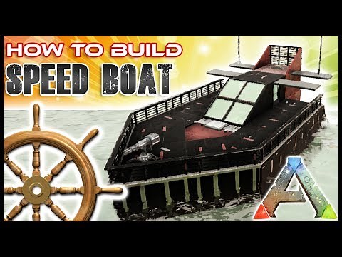 Speed Boat How To Build NO MODS | Ark Survival