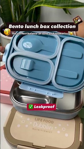 Insulated Bento Stainless Steel Lunch Box With 3 Sections, 750ml 🍱