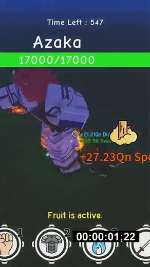 WORLD RECORD AKAZA 17K IN 5 SECONDS ANIME FIGHTING SIMULATOR