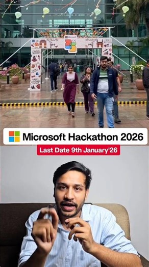 Microsoft Biggest Hackathon 2026 for College Students #microsoft #hackathon #collegestudents