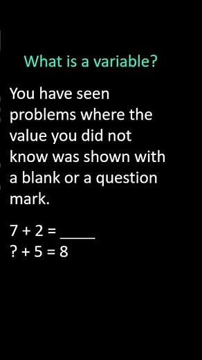 Variable | What is a Variable? #zivamath #maths #math #mathvocabulary #variable #variables