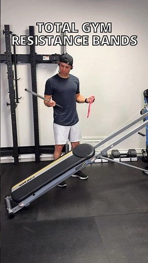 Testing Total Gym with Resistance Bands ☑️ #totalgym