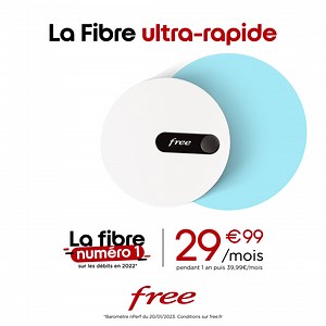 734K views · 1.2K reactions | La Fibre ultra-rapide - Jusqu'à 5 Gbit/s partagés en débit descendant | Free | Facebook