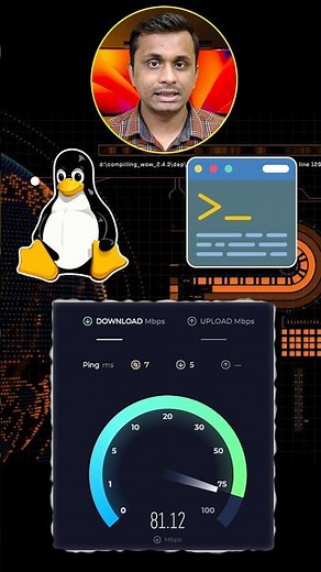 Check Internet Speed in Linux Terminal | Speedtest in Linux Terminal #shorts #speedtest #linux