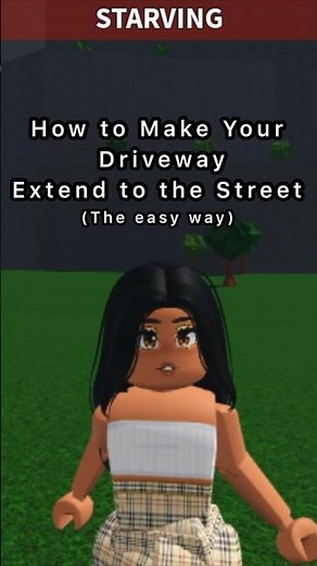 How To Make A Driveway In Bloxburg