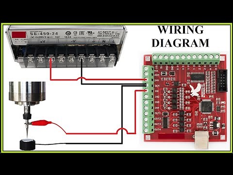 CNC MILLING MACHINE BUILD PART 56 - MACH3 USB CONTROLLER CARD ZERO Z PROBE WIRING & SETTINGS